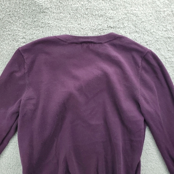 Ann Taylor Loft Sweater Womens Size Medium Purple - Picture 6 of 10